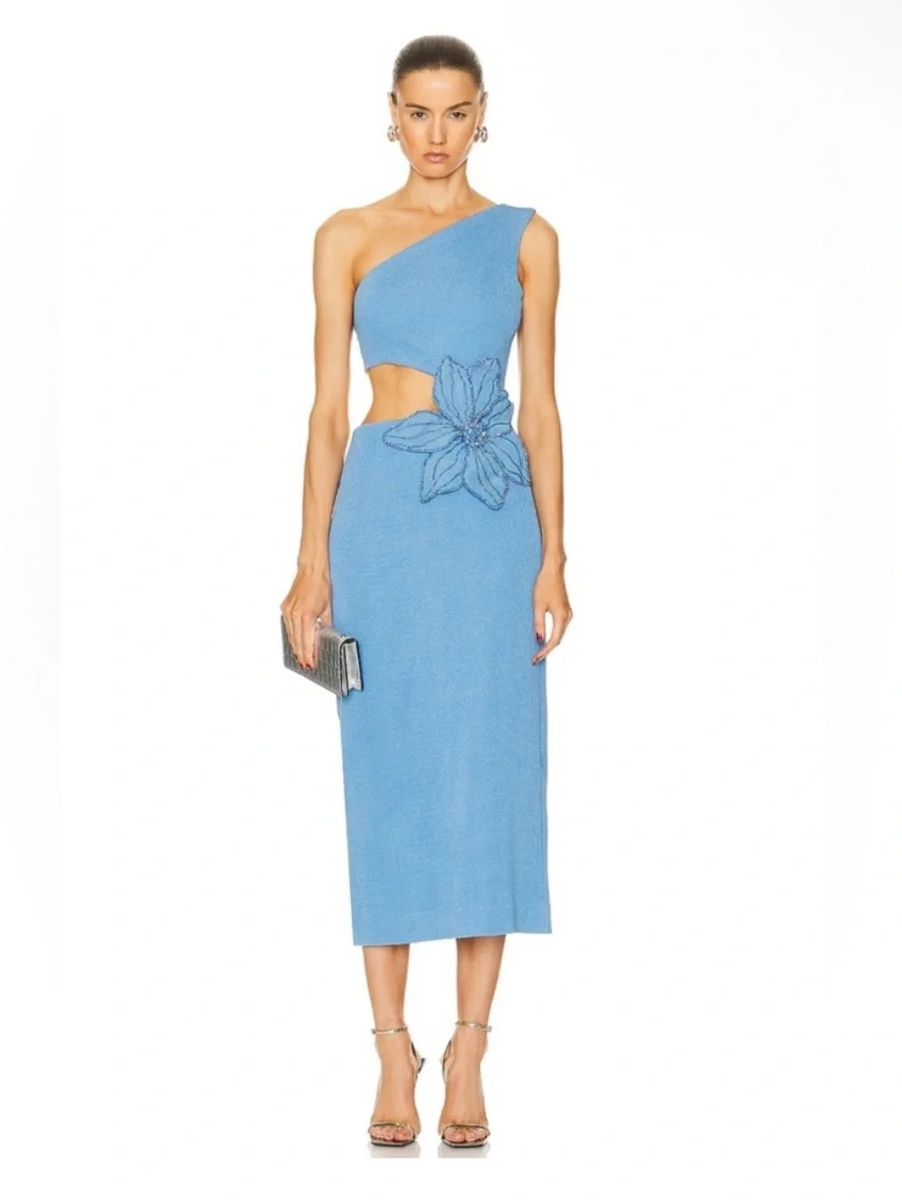 PatBO | Dresses | Patbo Flower Applique Side Cut Out Sky Blue Beaded Midi Dress 85 Msrp New | Poshmark PatBO | Dresses | Patbo Flower Applique Side Cut Out Sky Blue Beaded Midi Dress 85 Msrp New | Poshmark